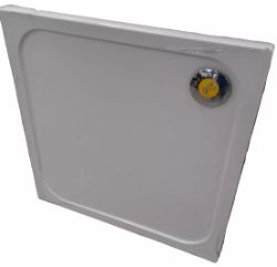 SHOWER TRAY FOR ENCLOSURE AURORA SQUARE CERAMIC 900MM X 900MM X 40MM