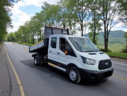 2019 (19) FORD TRANSIT 350 TDCI 130BHP L3H1 LWB CREW CAB TIPPER – EURO 6 – ULEZ – 41K MILES