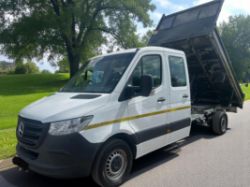 **(ONLY35K MILEAGE)**2023 MERCEDES-BENZ SPRINTER 315 CDI L3H1 RWD CREW CAB TIPPER – 2.1L DIESEL