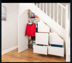 UNDERSTAIRS LARGE 5 DRAWER TALLBOY CLEVER CLOSET SET - NO DOOR
