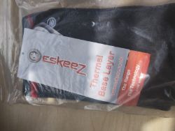 ESKEEZ THERMAL BASE LAYER SOCKS - SIZE SMALL JOBLOT OF 3