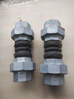 TECOFI RUBBER EXPANSION JOINT D17140/BSPT 40MM EPDM 16 BAR- NEW - JOBLOT OF 2