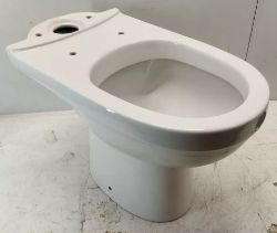 TOILET BACK TO WALL BATHROOM WHITE CERAMIC 340MM X 600MM X 390MM WITH FIXINGS