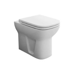 TOILET PAN ONLY CLOSE COUPLED OPEN BACK WHITE WC FLOOR 5511L003-0075 VITRA S20