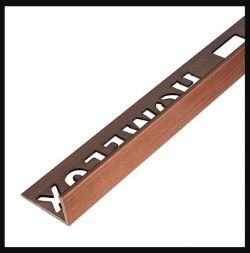 610 PIECES OF 10MM METAL STRAIGHT EDGE COPPER TRIM 1.83M