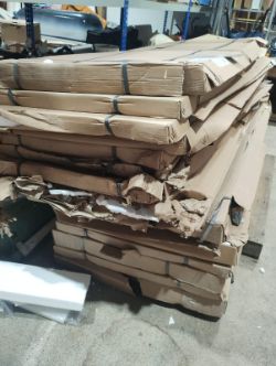 ABACUS - SHOWER GLASS PIVOT DOOR 1400X1910 MM - SOME LEFT AND SOME RIGHT, NEW IN BOXS - JOBLOT OF 8