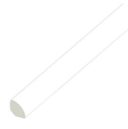 842 PIECES OF QUADRANT CNRS WHITE GLOSS 10MM PK2 (PVC)