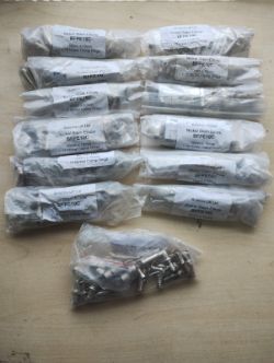 BUTELINE NICKEL STEM ELBOW BFPE10C 10MM + 10 CLAMP RINGS – JOBLOT OF 13 PACKS, BRAND NEW