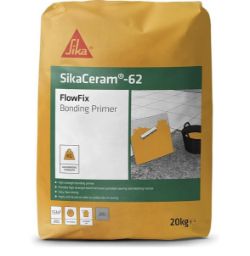 JOB LOT RRP £900 25 BAGS SIKA CERAM -62 FLOWFIX BONDING PRIMER 20KG