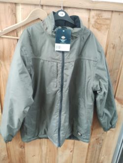 DICKIES MENS HARTVILLE JACKET - MOSS - PADDED - SIZE LARGE - NEW WITH TAGS