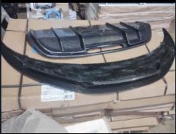CARBON FIBER BODY KIT FRONT LIP + REAR DIFFUSER FOR AUDI R8 2008-15 - NEW