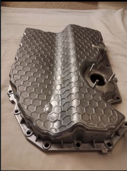 1.8/2.0T ALUMINUM OIL PAN (VW/AUDI/SEAT), NEW (NO BOX).