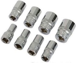 APPROX 152 PACKS OF 8 SILVERLINE SOCKET SET 1/4