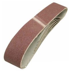 APPROX 1490 PIECES OF SILVERLINE SANDING BELTS 50 X 686MM 5PK 80 GRIT