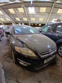 2014 FORD MONDEO GRAPHITE TDCI – MANUAL – BLACK – DIESEL >>--NO VAT ON HAMMER--<<