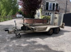 IFOR WILLIAMS PLANT TRAILER GH94 FOR SALE >>--NO VAT ON HAMMER--<<