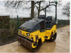 2019 BOMAG BW120 AD-5 TWIN DRUM ROLLER – 512 HOURS – KUBOTA ENGINE