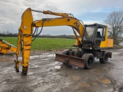 JCB JS130W WHEELED EXCAVATOR – 13 TON “RUBBER DUCK” – ISUZU ENGINE
