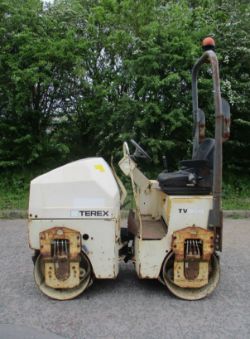 2008 TEREX TV800 VIBRATING ROLLER – 800MM – DIESEL – 990 HOURS