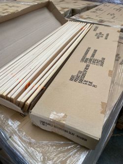 90 X SETS OF REPLACEMENT WOODEN WEBBED BED SLATS RRP£2160