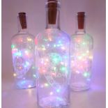 40 X GLASS LOVE BOTTLES