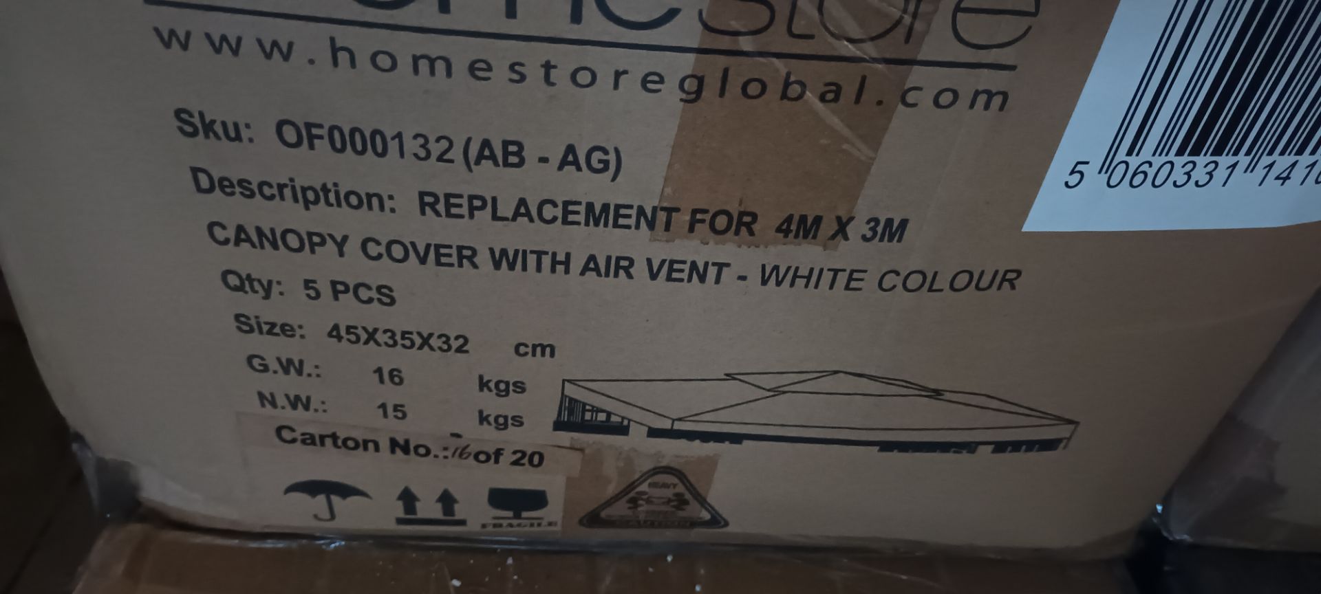 MIXED PALLET NEW OUTDOOR GARDEN FURNITURE COVERS - SEE DESCRIPTION - Image 2 of 8