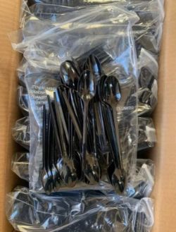 20000 X PLASTIC DISPOSABLE TEA SPOONS