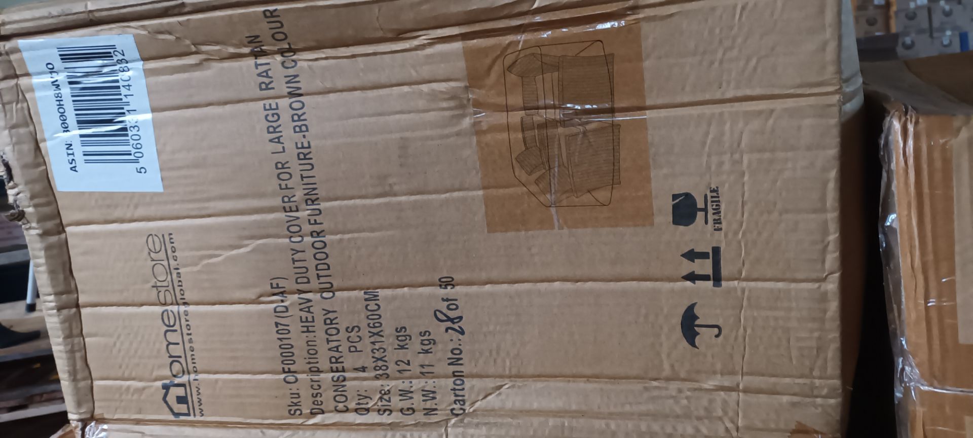 MIXED PALLET NEW OUTDOOR GARDEN FURNITURE COVERS - SEE DESCRIPTION - Image 8 of 8