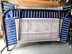 FOLDING PROFESSIONAL TRAMPOLINE 4M X 2M