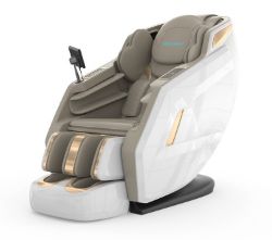 BNIB SERENITY FULL BODY SL TRACK 4D LUXURY SHIATSU ZERO GRAVITY MASSAGE CHAIR IN WHITE RRP £3999