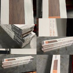 4 X MY FLOOR VILLA LAMINATE FLOORING BOARD 12MM DARK OAK AC5/33