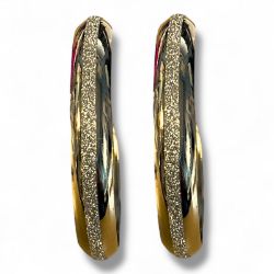 288 PAIRS FANCY CLIP-ON GOLD COLOUR EARRINGS - TOTAL RRP £ 504