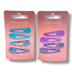912 CARDS - BENDIE HAIR CLIPS ( 4 PCS PER CARD) -ASSORTED DESIGNS- TOTAL RRP £ 684