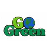 600 X 3D 12" 'GO GREEN' FOAM SIGN (192)