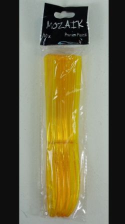 1595 X TABLE KNIFE - YELLOW PLASTIC-10 PACK (150)