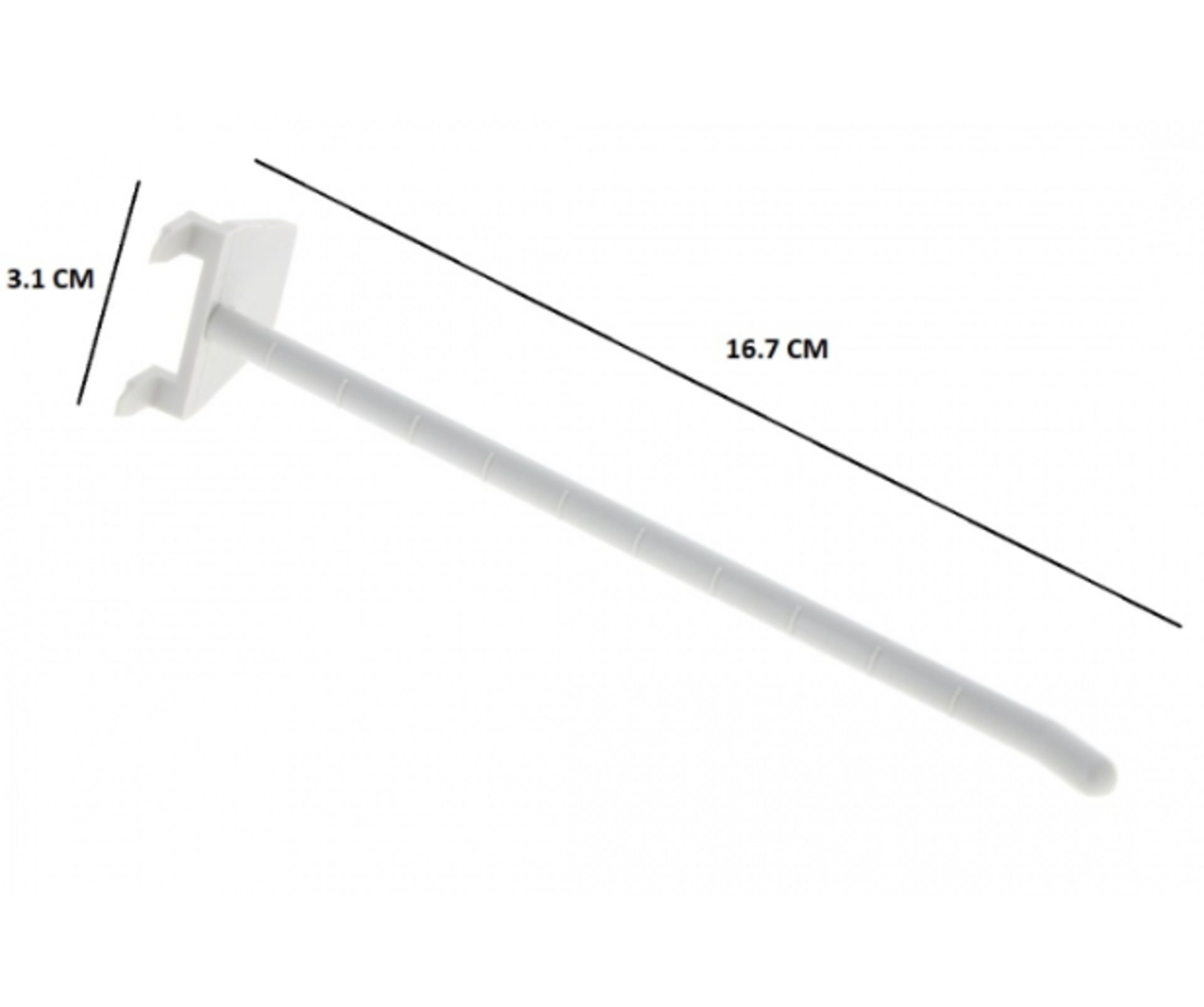 2000 X QUICK STICK MERCHANDISING DOUBLE PRONG HOOKS (52/1456) - Image 2 of 3