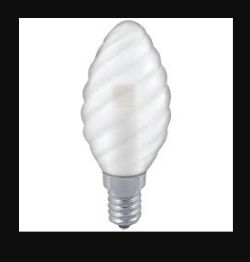 94 X LED TWISTED CANDLE BULB 3W SES-E14 W.WHITE SATIN (20)