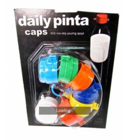 1000 X 7 PC DAILY PINTA CAPS WITH SPOUT (3132) (72)