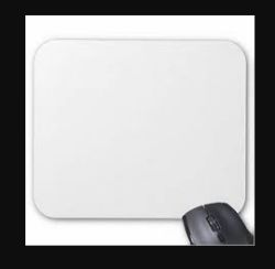 1200 X MOUSE PAD- WHITE (50)