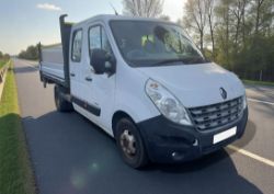 2012 RENAULT MASTER ML35 TWDCI 150 LOW ROOF D/CAB CHASSIS – DROPSIDE WITH TAIL LIFT