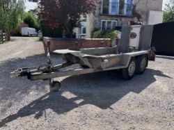 IFOR WILLIAMS PLANT TRAILER GH94BT – 9X4FT BEAVERTAIL >>--NO VAT ON HAMMER--<<