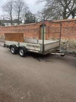BRIAN JAMES 12X6 CAR/PLANT TRAILER (NO VAT ON HAMNER)