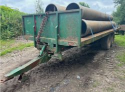 26FT TANDEM AXLE HIGH SPEED BALE FLAT TRAILER