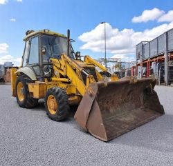 JCB 3CX SITEMASTER TURBO BACKHOE LOADER DIGGER – 1994 – 6036 HOURS– 4 IN 1 BUCKET