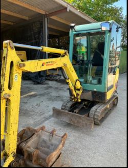 YANMAR SV17 MINI EXCAVATOR – 1.7 TONNE – DIESE