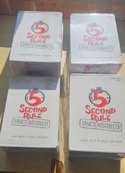 5 SECOND RULE UNCENSORED BOARD GAME BRAND NEW - JOBLOT OF 11