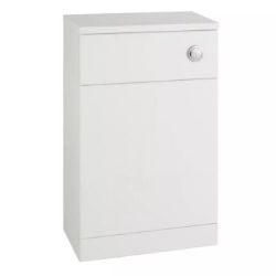 WC UNIT GLOSS WHITE KARTELL K-VIT IMPAKT FLOOR STANDING 300MM X 500MM