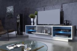 WHITE LED TV STAND WITH LED LIGHTS
