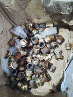 JOBLOT OF APPROX 50- BRASS 3/4