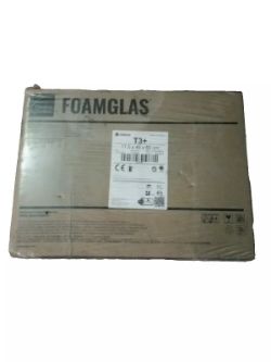 JOBLOT X5 FOAMGLAS T3+ CELLULAR GLASS INSULATION SLAB 17 X 45 X 60 CM 0.81M2
